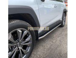 Пороги на Toyota Rav-4 (2019-…) Premium