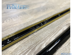 Молдинги Lexus LX 2016+ узкие черные