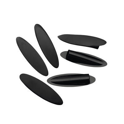 Заглушка под косой шуруп С1-08 черный (100 шт)