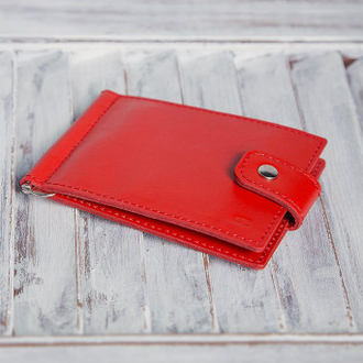 купить зажим для денег из натуральной кожи
