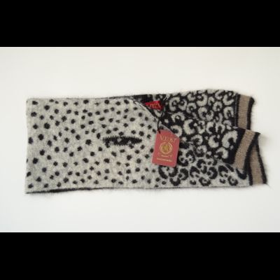 Шарф воротник пятнистый серый Vizio Италия 8077 SA фото