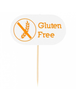 Флажок "GLUTEN FREE" 8 см. 100 шт/уп /1/40/