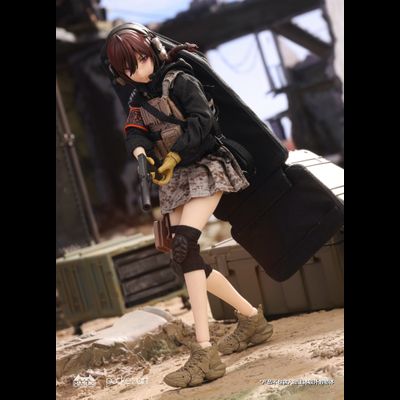 Девочка-штурмовик Узуки Рэй - Коллекционная фигурка 1/12 scale Pocket Art Heavy shield hand Uzukirei (PA004) - HASUKI