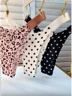 Трусики Виктория Сикрет PINK хлопок набор 3 шт в подарочной коробке VS