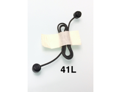 ! Б/У - String with End Studs 41L Overall 31cm, Black (x127c41 / 4100333 / 4109618 / 4528334 / 6037555 / 6055878 / 6074034 / 6096957) - Б/У