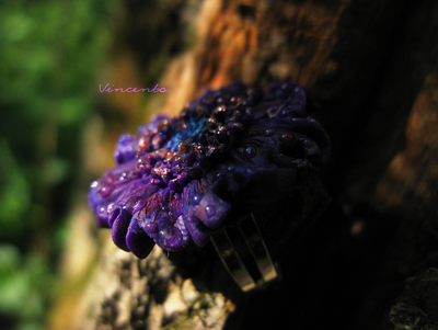 Волшебное кольцо "Пыльца Фей" из коллекции необычных украшений с цветами