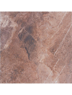 Керамический гранит (450х450) "Лава/Lava", коричневый темный