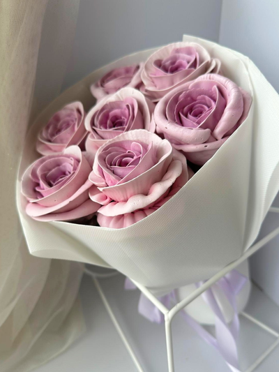 Букет зефирных роз