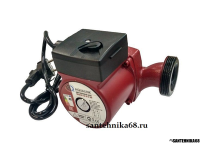 Насос циркуляционный AQUALINK 25-4 25-6 25-8 32-4 32-6 32-8 180мм с гайками в комплекте