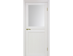 Межкомнатная дверь "Турин-520.211" ясень перламутровый (стекло сатинато)