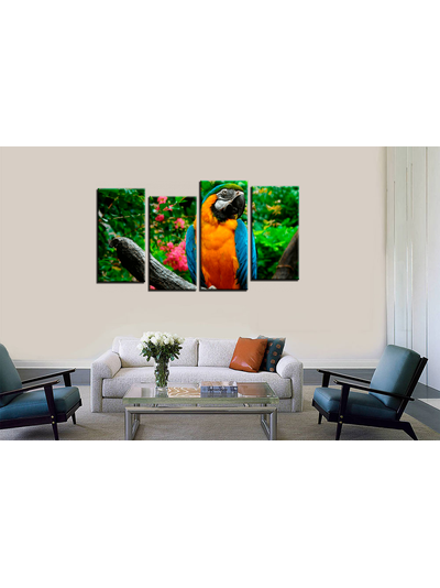 Модульная картина &quot;Попугай&quot;