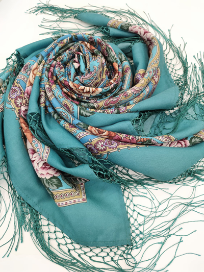 Павловопосадский платок Река любви 1773-11