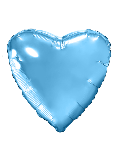 Сердце холодно-голубое 45см