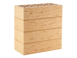 Кирпич облицовочный Пшеничный Рустик 1 NF 250х120х65 М150-175 ЛСР