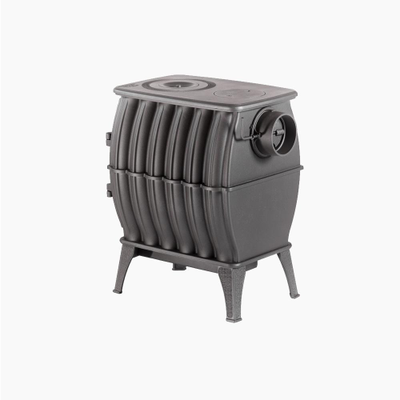 Печь отопительно-варочная Бахта серая до 180 м3