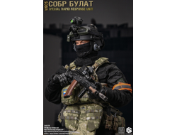 Боец спецназа МВД СОБР "Булат" - Коллекционная ФИГУРКА 1/6 СОБР Булат Special Rapid Response Unit (SOBR) (26067R) - Easy&Simple