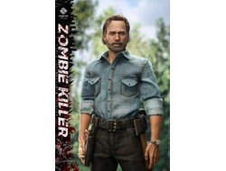 Рик Граймс (Ходячие мертвецы, Walking Dead) - КОЛЛЕКЦИОННАЯ ФИГУРКА 1/6  The Walking Dead Zombie killer (PT-sp53) - PRESENT TOYS