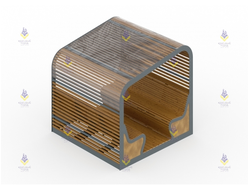 1319 Беседка с диванами тип-3