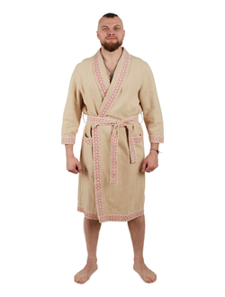 Халат для бани и дома из крапивы "Легкий пар"