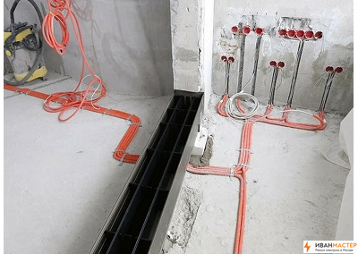 Прокладка электрического кабеля в частном доме ИВАНМАСТЕР