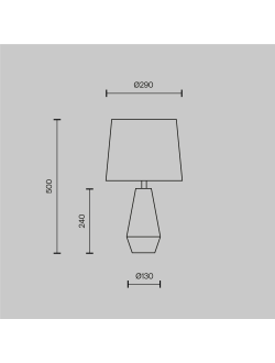 Настольный светильник Calvin Table, Z181-TL-01-B