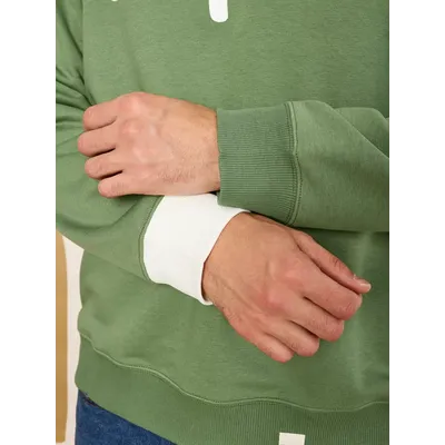 МУЖСКОЙ СВИТШОТ ОЛИВА "ДАРИ"