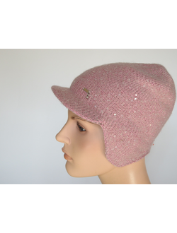 Vizio кепка с ушками Италия 1046 VU розовая