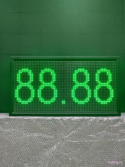 Ценовое табло для АЗС-370*690mm (зеленый) 4 и 5 разрядный