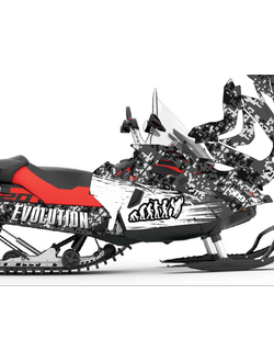 Наклейки на снегоход BRP Lynx Skandic Army Yeti №1433