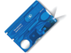 Швейцарская карточка VICTORINOX SwissCard Lite, 13 функций, полупрозрачная синяя 0.7322.T2