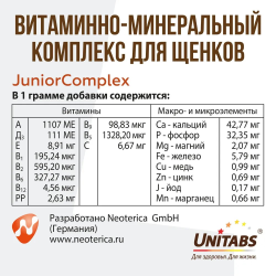 Unitabs Junior мультикомплекс для щенков, 200 таб.