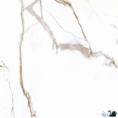 Керамогранит Stellare Ceramica Carrara Bronze 60x60 см белый матовый