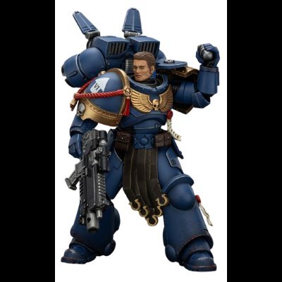 Гадриэль, сержант Ультрамаринов (Warhammer 40k, Spacemarine II) - КОЛЛЕКЦИОННАЯ ФИГУРКА 1/18 Ultramarines Collectors Edition - Sergeant Gadriel (JT01376) - JOYTOY