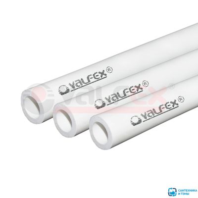 Труба полипропиленовая PN20 VALFEX 25 белая в Тамбове