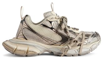 Balenciaga 3XL Worn-Out Ivory Metallic Old