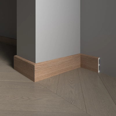 Напольный плинтус Decor-Dizayn 706-90SH, влагостойкий, ударопрочный, 2,4 метра