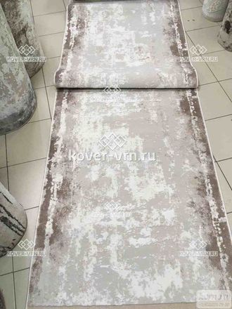 Дорожка ковровая RIMMA LUX 36897J beige-d.beige / размер 1,2*0,65 м