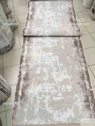 Дорожка ковровая RIMMA LUX 36897J beige-d.beige / ширина 1,8 м