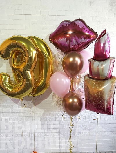 Сет "Гламур" (11 шариков + 2 цифры)