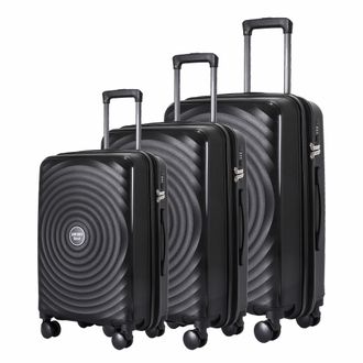 Комплект из 3х чемоданов Somsonya Tokyo Полипропилен S,M,L черный