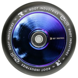 Купить колесо Root Industries AIR Black/Blu-Ray 110 для трюковых самокатов в Иркутске