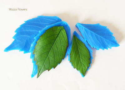 "Лист девичий виноград "  Силиконовый молд (вайнер)