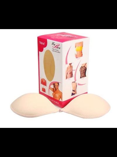 Телесный бюст на силиконовой основе с тканевым верхом