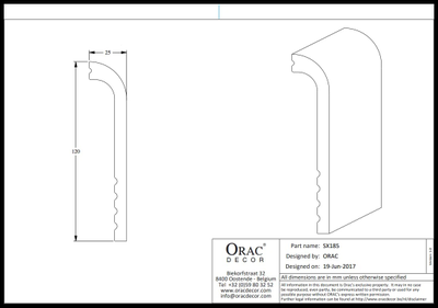 Плинтус Orac Decor SX185