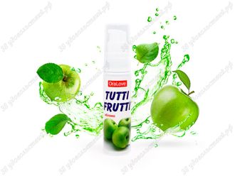 Съедобная гель-смазка Tutti-Frutti Яблоко 30г