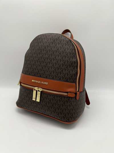 Рюкзак Michael Kors коричневый с рыжим