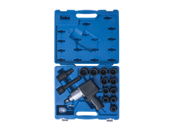 Гайковерт пневматический ударный 3/4", 1085 Нм, с комплектом ударных головок, 16 предметов KING TONY 64114AMP01