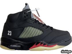 NIKE AIR JORDAN 5 BLACK С МЕХОМ (40-45)