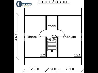 Д-10 ДАЧНЫЙ ДОМ ИЗ БРУСА:ГАБАРИТНЫЕ РАЗМЕРЫ: (6Х6М), ОБЩАЯ ПЛОЩАДЬ: 63М²