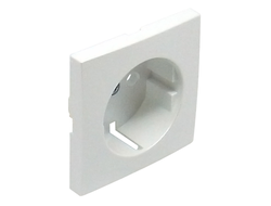 Efapel 90631 TGE, Лицевая панель розетки 2К+З, без шторок, лед